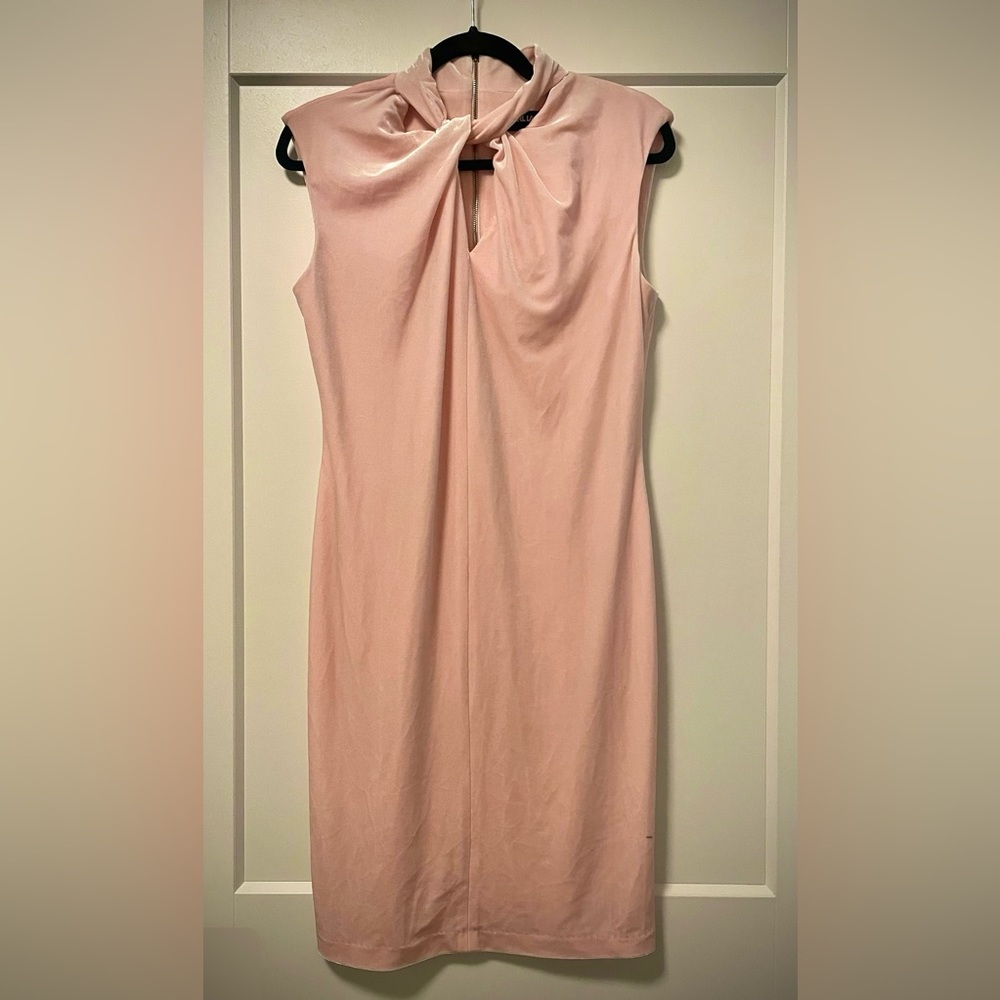 Pink Velvet Karl Lagerfeld dress - Size : 6